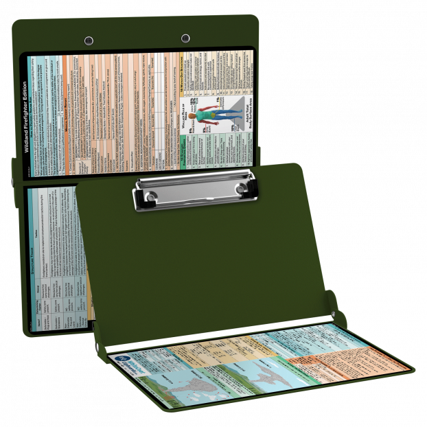 WhiteCoat Clipboard® - Army Green Wildland Firefighter Edition